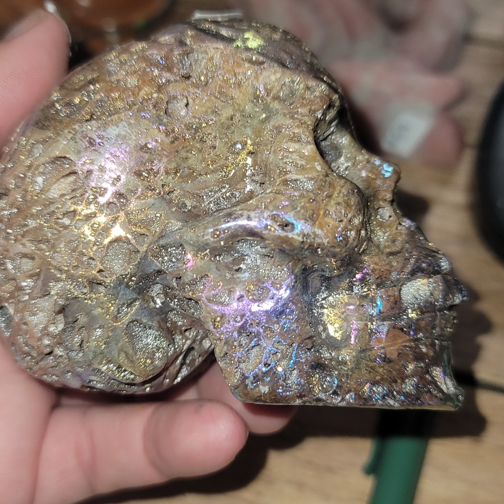Aura sphalerite skull